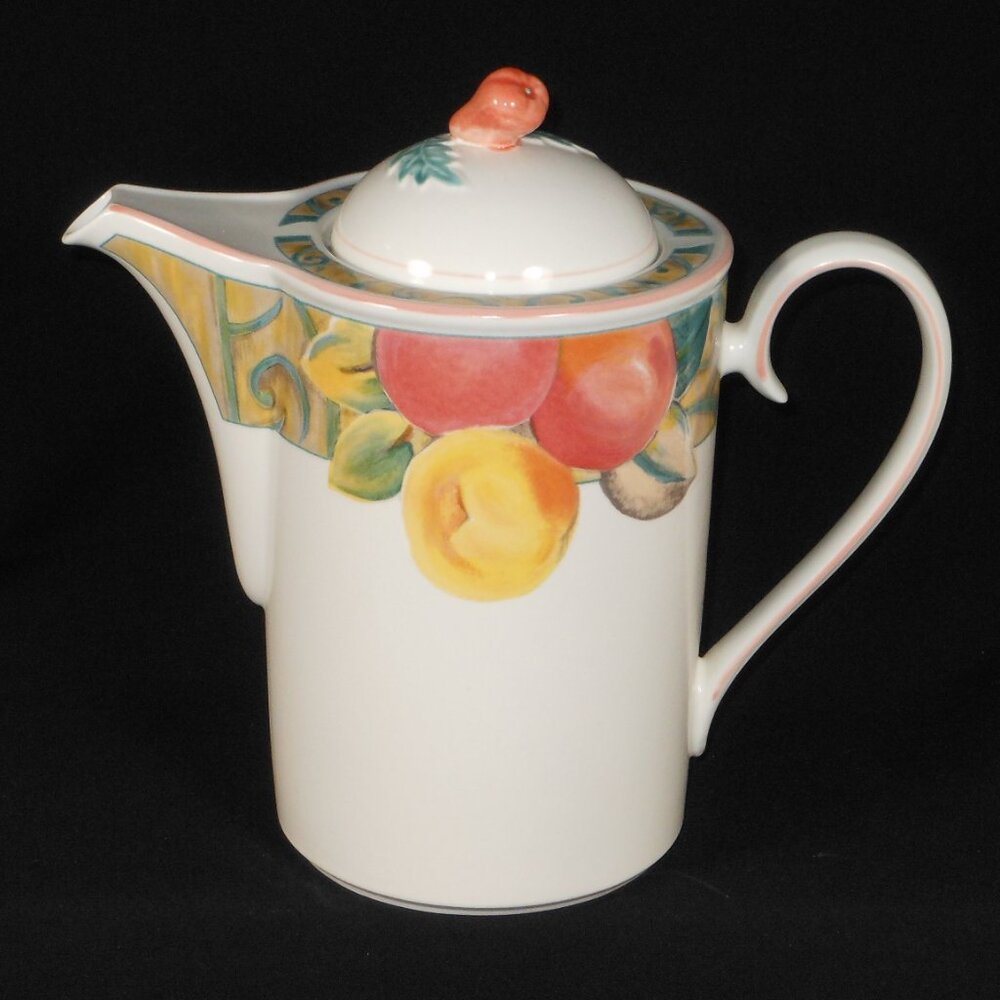 colorful coffee pot. Mikasa CAB04 Orchard Odyssey Heritage